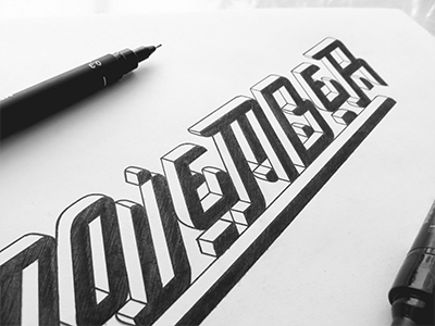 Movember Details custom type hand lettering lettering type typography