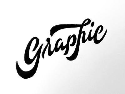 Graphic brush type calligraphy custom type lettering logo logotype type typography