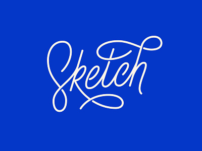 Sketch brush type calligraphy custom type hand lettering lettering logo logotype type typography