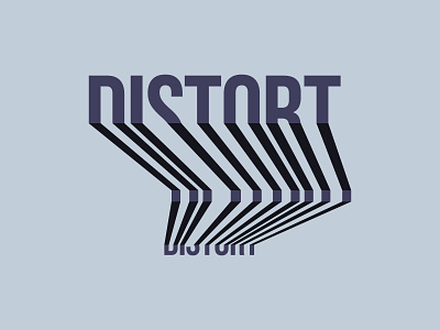 Distort custom type design illustration lettering logo logotype type type design typography