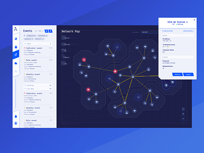 Dashboard Map blue blueprint connection map connections cyber dashboad devices map system ui