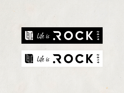 Life is Rock 2019 Sticker logo rock sticker