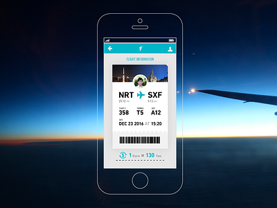 Flight Ticket App flight ticket ui