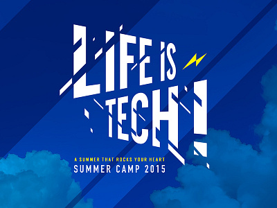 Life is Tech ! Summer Camp 2015 graphic life is tech ! logo summer