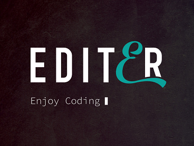 Editer Logo coding illustrator logo