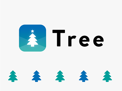 Tree App Icon Design appboxawards2016 icon illustrator logo xd xmas