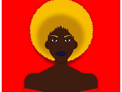 Afro Bold- Fiery design graphic design illustration illustrator