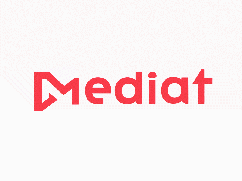 MEDIAT animation branding design icon logo ux web website