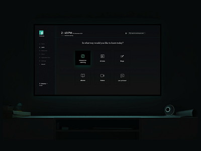 Smart TV Application Concept 3d app app design concept figma graphic design interaction design smart tv ui ux