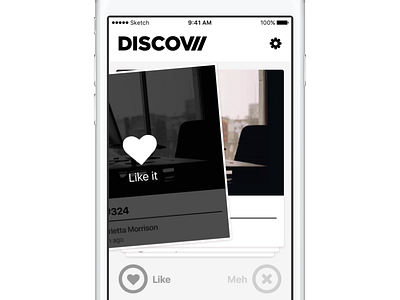 Discov Concept 2 app interaction ios iphone ui