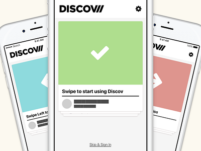 Discov Concept 4 app interaction ios states tutorial ui