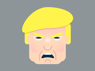 Trump Sticker Pack emoji illustration sticker sticker pack trump vector