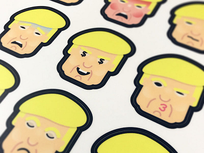 Trump Stickersheet emoji illustration sticker stickers trump