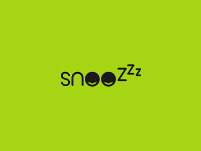 Snoozzz Logo eyes grass green logo mattress sleep sleeping tired
