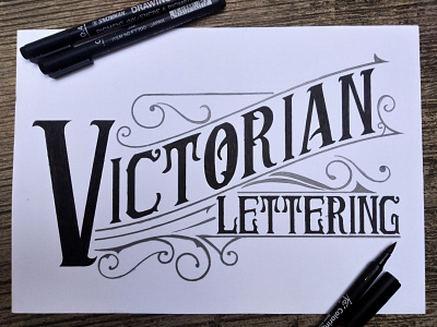 Victorian Lettering hand lettering lettering typography