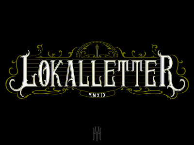 Lokalletter Logo-type Concept design graphic design lettering logo logotype typography vector lettering