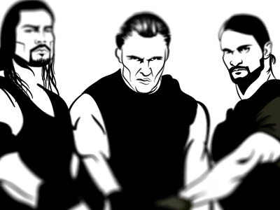 Shield shot drawing illustration shield sketch wwe