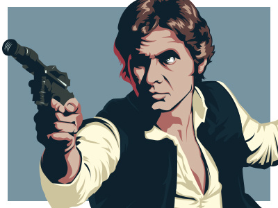 Han Solo by Mau Toscano on Dribbble