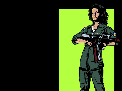 Lt. Ellen Ripley alien ellen ripley illustration ripley