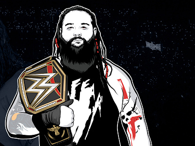 Era of Wyatt bray wyatt champion illustration wrestling wwe