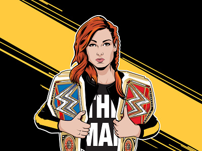 Becky Two Belts becky lynch champion woman wrestling wwe