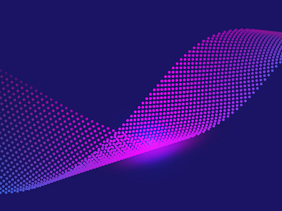 Blue background with halftone wave effect. 3d animation app background branding design graphic design illustration logo motion graphics typography ui ux vector
