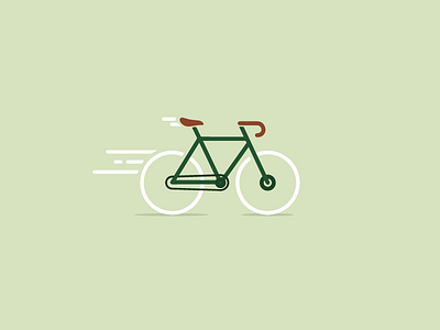 Ride Away bicycle bike fun icon illustration illustrator