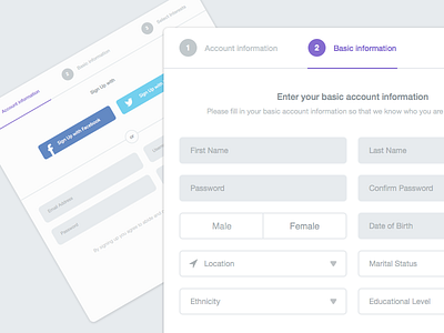 Clean Form app application dashboard form login minimal sign up ui ux