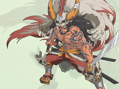Character Design for Onmyoji illustration lineart