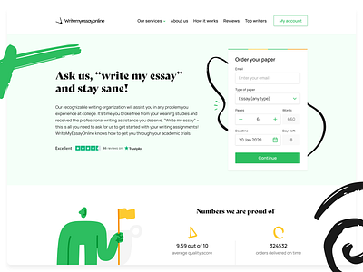 Landing page