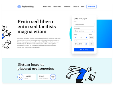 Landing page