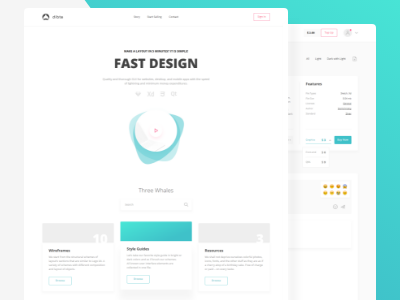 Fast Design design desktop fast gui mobile resources sketch style guides website wireframes xd