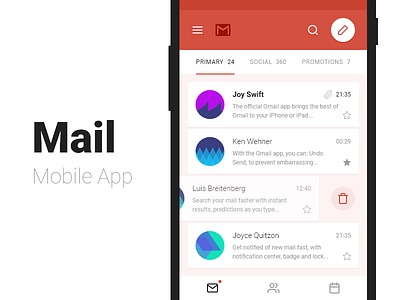 Mail android app application email mail mobile