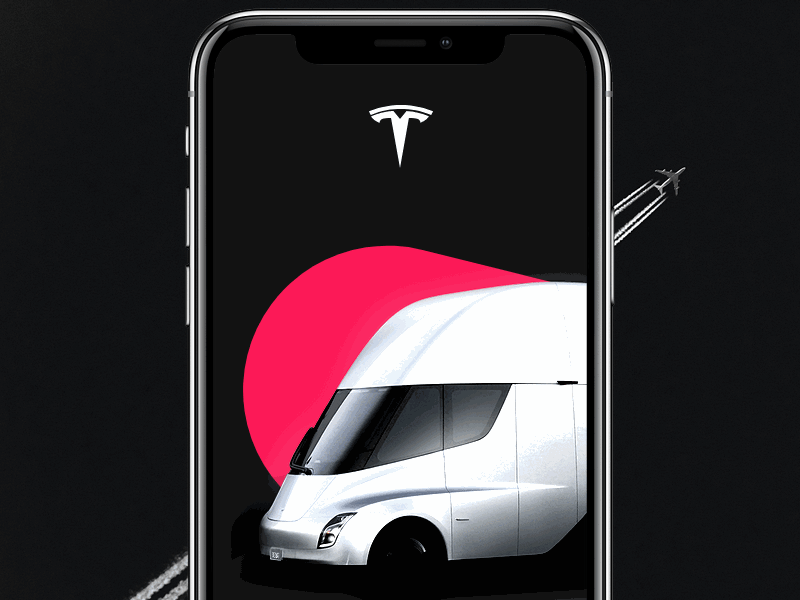 Tesla Semi ⚡️ app application ios semi tesla transport transportations