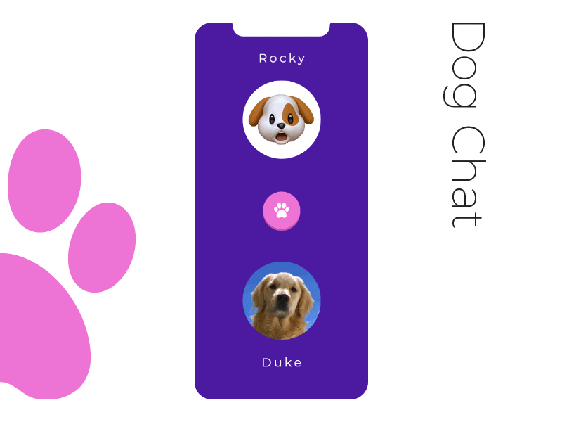 Dog Chat animoji app apple application chat dog ios