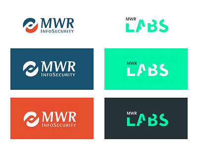 MWR Logo Mark branding design infosec logo security