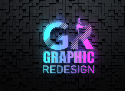 Graphic Redesign Logo With Mockup app branding design graphic design illustration logo typography ui ux vector