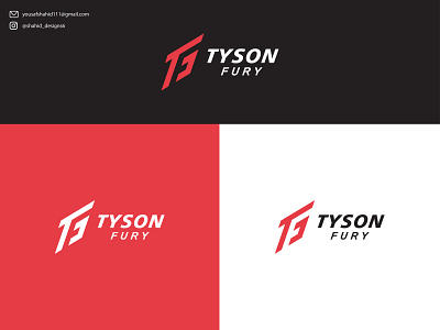 Tyson Fury T+F Monogram behance dribbble graphic design logodesign ui vector