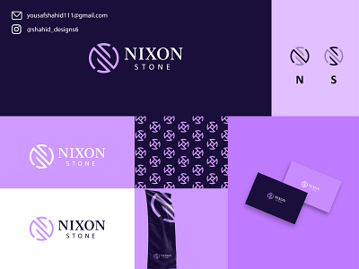 Nixon Stone "NS" Monogram concept branding design graphic design illustration logo logoawesome logodesign logodesigners ui vector