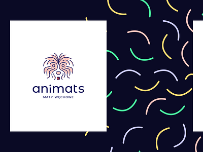 Animats animals animals illustrated animals logo branding dog illustration logo logo design logodesign logos logotype pets typography vector