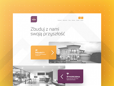 Construction company website architect construction home ui ux website