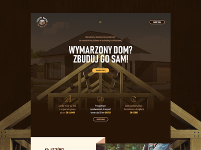 Piece of wood brown design experience hero homepage house illustration intro logo real estate realestate typography ui ux web website wood