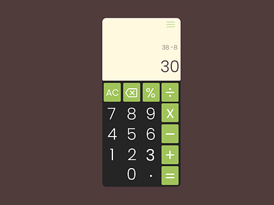 Daily UI 4 - Calculator