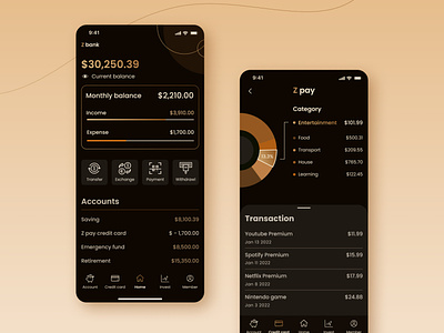 Design Concept for a Banking App
