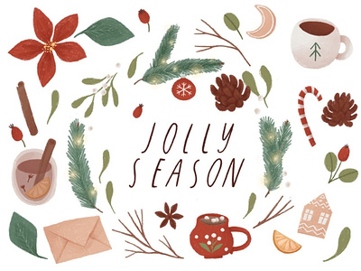 Jolly Season - Christmas card