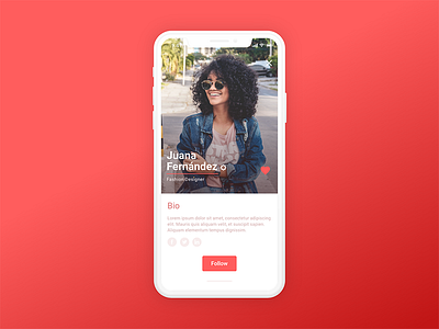 Daily UI Challenge 06 - User Profile