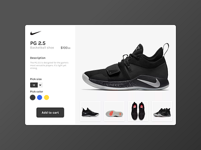 Daily UI Challenge 12 - E-Commerce Shop