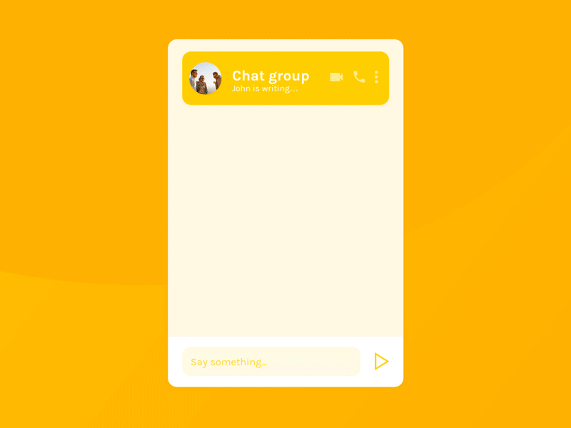 Daily UI Challenge 13 - Direct Messaging