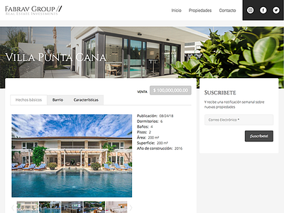 FabravGroup.com by Ben Rigaud on Dribbble