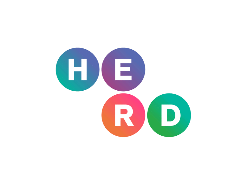 Herd Logo animation circle logo gif herd logo logo animation